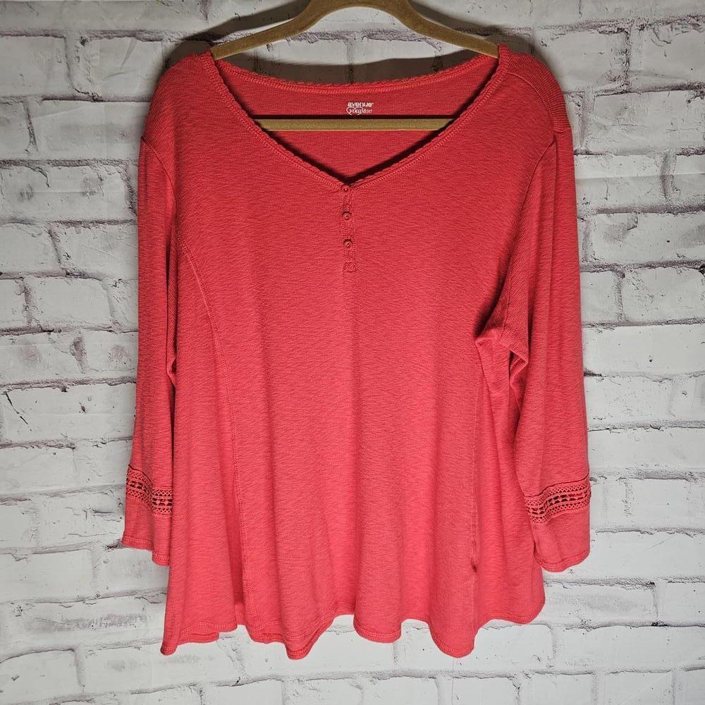 Avenue Coral Summer Sweater